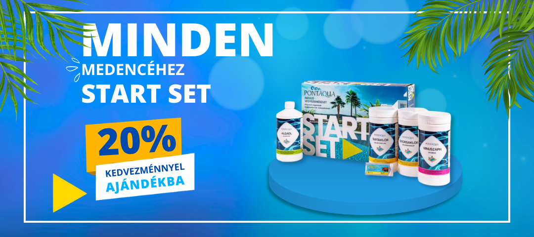 Minden medencéhez Start Set 20% kedvezménnyel