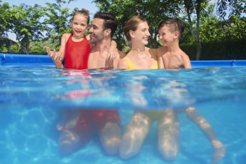 RAMENA fémvázas medence 400 x 211 x 81cm