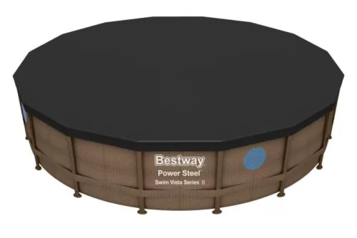 Bestway medence védőtakaró 488 cm átmérőjű fémvázas medencékhez