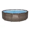 Bestway MYKONOS LUX rattan hatású fémvázas medence szett 366 x 100 cm