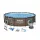 Bestway MYKONOS LUX homokszűrős vízforgatóval rattan hatású fémvázas medence szett 366 x 100 cm