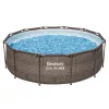 Bestway MYKONOS LUX homokszűrős vízforgatóval rattan hatású fémvázas medence szett 366 x 100 cm