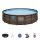 Bestway BORA BORA rattan hatású fémvázas medence szett 549 x 122 cm