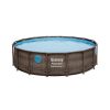 Bestway BORA BORA rattan hatású fémvázas medence szett 549 x 122 cm