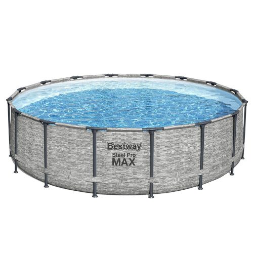 Bestway MONTEGO kőhatású fémvázas medence szett 488 cm x 122 cm