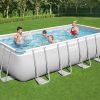 Bestway TORTUGA szögletes fémvázas medence szett 488 x 244 x 122 cm