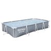 Bestway Turqouise Bay szögletes fémvázas medence szett 366 x 201 x 66 cm