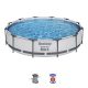 Bestway BAHAMA SUPERIOR fémvázas medence szett 366 x 76 cm 