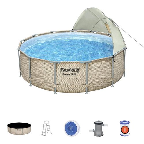 Bestway BRIGHTON Fémvázas medence szett 396x107 cm