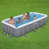 Bestway CAPRI szögletes fémvázas medence szett 404 x 201 x 100 cm