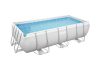Bestway CAPRI szögletes fémvázas medence szett 404 x 201 x 100 cm