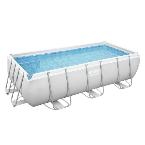 Bestway CAPRI PRO szögletes fémvázas medence szett 404 x 201 x 100 cm