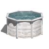 PONTAQUA KIT NORDIC kerek fémfalas családi medence szett 460 x 120 cm