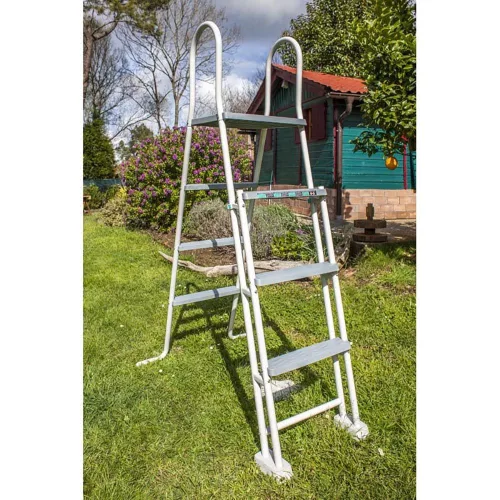 GRE KIT WOOD kerek fémfalas családi medence szett 3,5 x 1,2 m