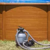 GRE KIT WOOD kerek fémfalas családi medence szett 3,5 x 1,2 m