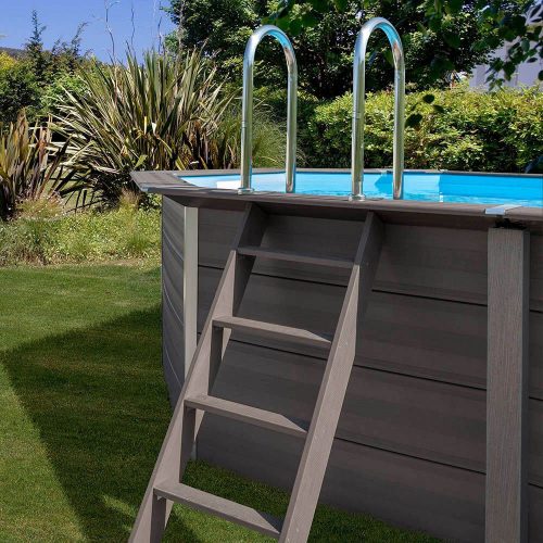 Pontaqua WPC medence szett ovális 5,24 x 3,86x 1,24 m