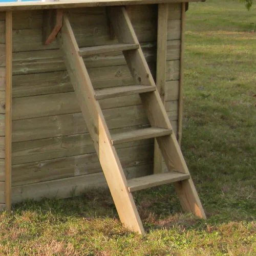 GRE TIMBER szögletes fa medence 6,18 x 4,2 x 1,33 m