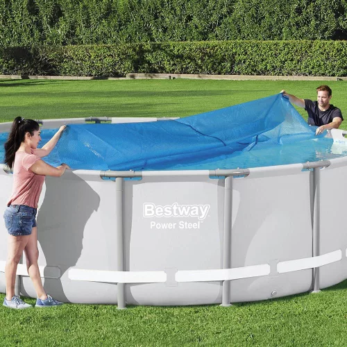 Flowclear Szolár medencetakaró, kerek, 4,57-4,88 m