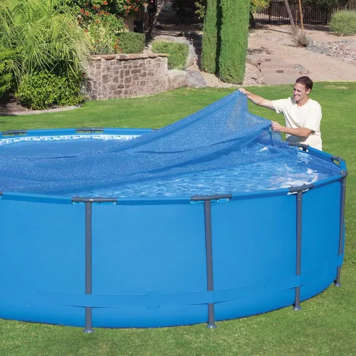 Flowclear Szolár medencetakaró, kerek, 4,57-4,88 m