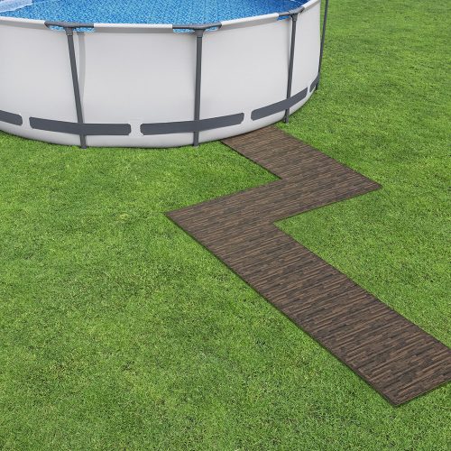 Medence alátét, fa hatású 50x50 cm