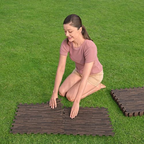 Medence alátét, fa hatású 50x50 cm