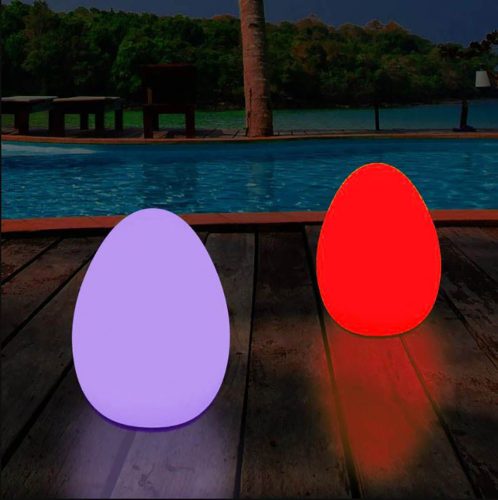 Úszó LED világítás távirányítóval, kúp, 1 db