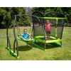 Első Játszóterem 130 cm széles trambulin, 80 cm széles hintával