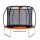 GTR PRO Sunshine Trambulin narancssárga, védőhálóval, 183 cm