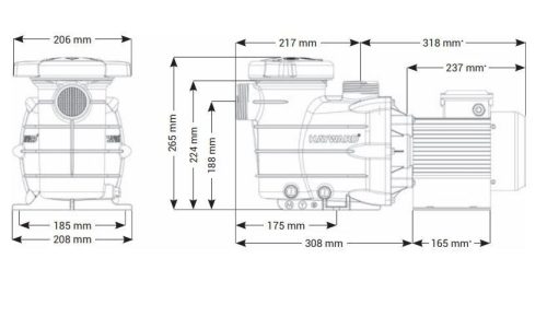 Powerline Szivattyú 8 m³/h