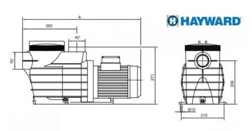 Hayward Szivattyú MAX EP 3,0 kW/220V 30 m³/h