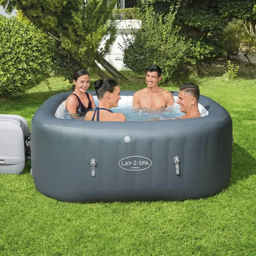 Lay-Z-Spa Hawaii Airjet & Hydrojet Pro felfújható pezsgőfürdő 180x180x71 cm
