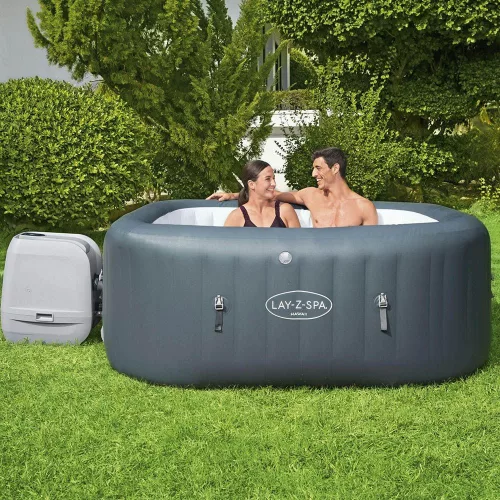 Lay-Z-Spa Hawaii Airjet & Hydrojet Pro felfújható pezsgőfürdő 180x180x71 cm