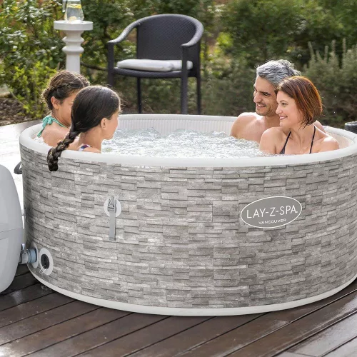 Lay-Z-Spa Vancouver AirJet Plus felfújható pezsgőfürdő 155x60 cm