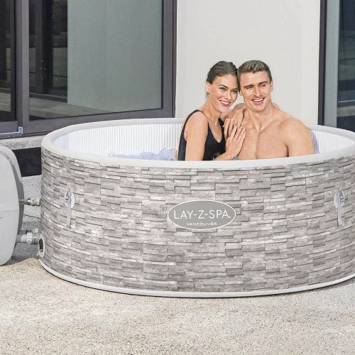 Lay-Z-Spa Vancouver AirJet Plus felfújható pezsgőfürdő 155x60 cm