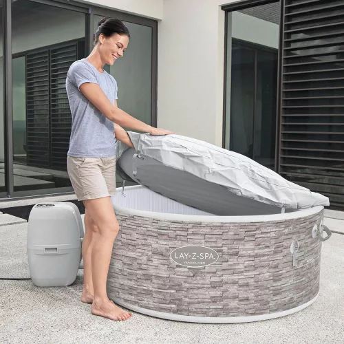 Lay-Z-Spa Vancouver AirJet Plus felfújható pezsgőfürdő 155x60 cm