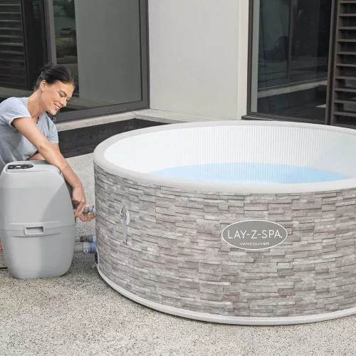 Lay-Z-Spa Vancouver AirJet Plus felfújható pezsgőfürdő 155x60 cm