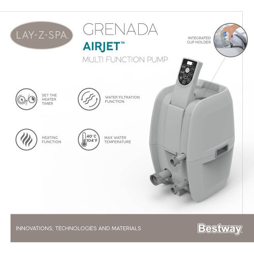 Lay-Z-Spa Grenada Airjet masszázsmedence 236 cm x 71 cm