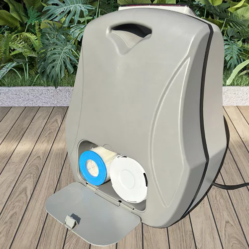 Avenli Nice barna rattan mintás felfújható pezsgőfürdő, 204 × 70 cm, 1000 liter