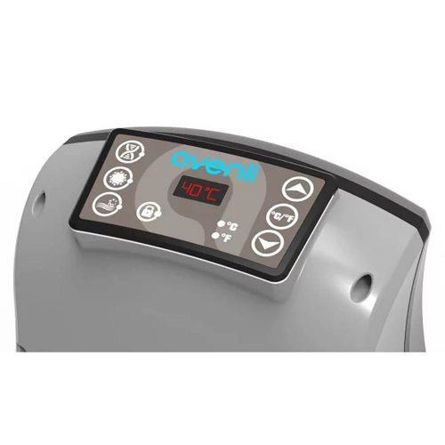 Avenli Oslo fekete márvány mintás felfújható pezsgőfürdő, 170 × 170 × 70 cm, 760 l