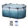 Lay-Z-Spa ovális, fémvázas jégfürdő kád 150 x 90 x 65 cm