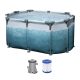 Lay-Z-Spa ovális, fémvázas jégfürdő kád 150 x 90 x 65 cm