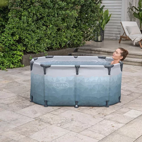 Lay-Z-Spa ovális, fémvázas jégfürdő kád 150 x 90 x 65 cm