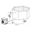 Pooltrend Heat Jr. mini medence hőszivattyú 3,5 kW