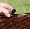 FIXATEX szögletes rögzítő kapocs szőtt árnyékoló hálóhoz barna 2x2,5 cm 20 db/csomag