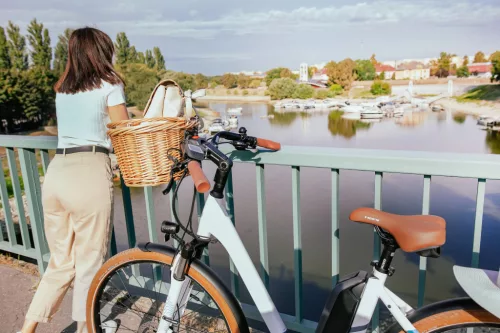 Scoria City e-bike M, fehér