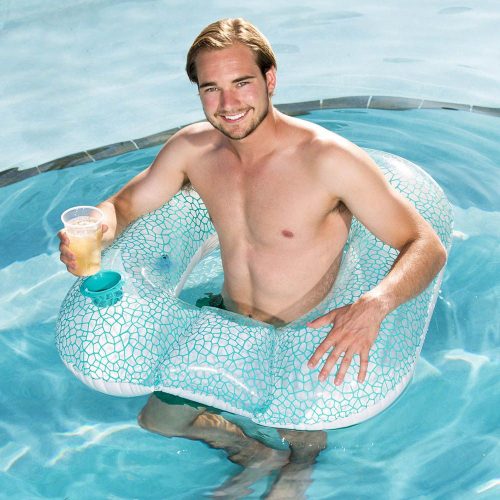 Felfújható úszófotel - ülő résszel - 102 x 94 cm
