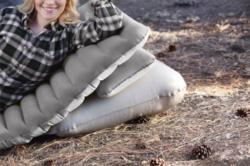 Felfújható kemping matrac 191 x 70 x 10,5 cm állítható háttámlával 