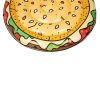 Burger matrac  d62'/d1.58m