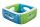 Bestway Ablakos gyerek medence 168 x 168 x 56 cm