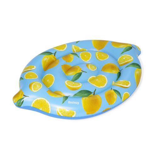 Citrom formájú és mintájú matrac, 1,76 x 1,22m